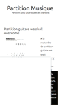 Mobile Screenshot of partition-musique.fr