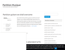 Tablet Screenshot of partition-musique.fr